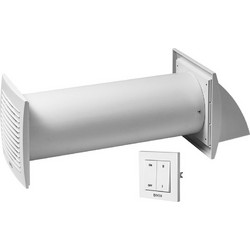 Europlast EER125S Επιτοίχιος Εξαεριστήρας Μπάνιου 125mm Λευκός