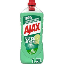 Ajax Ultra Καθαριστικό Πατώματος Λεμόνι 1.5lt