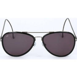 Web WE0069 01A Γυναικεία Γυαλιά Ηλίου Aviator Μεταλλικά Ασημί Μαύρα με Μαύρο Φακό