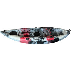Fortis Jungle Πλαστικό Kayak 1 Ατόμου Μαύρο Άσπρο Κόκκινο 71-37604
