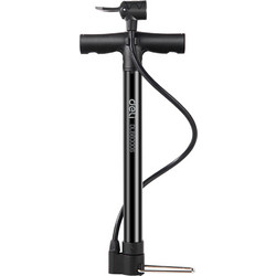 DELI FLOOR PUMP 8BAR/116PSI Φ29X270MM BLACK