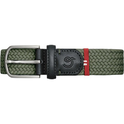 La Boucle Cambridge Ανδρική Ζώνη Πλεκτή Dusty Olive Λαδί B10-100271
