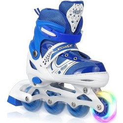 15789 Inline Αυξομειούμενα Rollers Μπλε Παιδικά