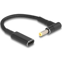 Powertech POWERTECH καλώδιο τροφοδοσίας CAB-UC073, USB-C σε HP 4.8x1.7mm, μαύρο