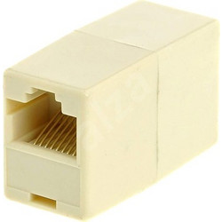 Powertech POWERTECH σύνδεσμος (μούφα) RJ45 UTP CAB-N182, 8p8c, λευκό, 5τμχ