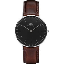 Daniel Wellington Γυναικείο Ρολόι με Καφέ Δερμάτινο Λουράκι DW00100143