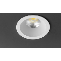 kelvo(R) DOT KLV-101-0304 Χωνευτό Φωτιστικό Downlight Σποτ LED 5W 650lm 38 AC 220-240V IP20 Φυσικό Λευκό 4500K - Bridgelux COB Chip & TUV SUD Driver - Λευκό Ματ - Μ4 x Π4 x Υ5.9cm / Q3.5cm