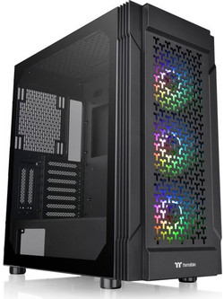 Thermaltake Versa T27 TG Black Gaming Midi Tower Κουτί Υπολογιστή με Πλαϊνό Παράθυρο