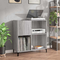 Δισκοθήκη Γκρι Sonoma 84,5 x 38 x 89 εκ. από Επεξεργασμένο Ξύλο 832003