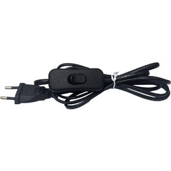 ARlight SPC 135 Bk Καλωδιο με Διακοπτη Πλαστικο Πορτατιφ (Φισ Πουαρ) 0284125