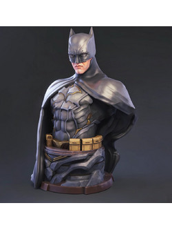 Φιγούρα Batman Bust V3 from DC 3D εκτυπωμένη