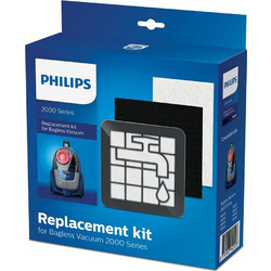 Philips 1 x Washable Motor Filter Replacement Kit - (XV1220/01)