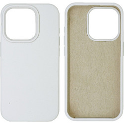 Ancus Liquid Silicone Back Cover White (iPhone 15 Pro)