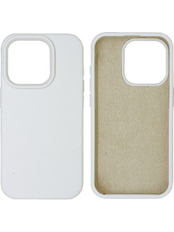 Ancus Liquid Silicone Back Cover White (iPhone 15 Pro)