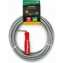 Ατσαλίνα 5m Χ 5.5mm ψιλή Cresman