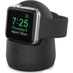 AHAstyle Βάση Φόρτισης Premium Silicone Apple Watch Σκούρο Γκρι - (PT63)