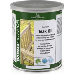 Borma Wachs Naturaqua Decking Oil Λάδι Νερού 171 Τικ Φυσικό Ματ 1lt
