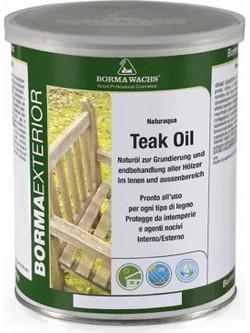 Borma Wachs Naturaqua Decking Oil Λάδι Νερού 171 Τικ Φυσικό Ματ 1lt