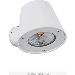 GloboStar(R) GARDENIA 60797 Φωτιστικό Τοίχου - Απλίκα Αρχιτεκτονικού Φωτισμού Εσωτερικού/Εξωτερικού Χώρου Up or Down LED 7W 700lm 60 AC220-240V Αδιάβροχο IP65 - Σώμα Αλουμινίου & Tempered Glass - Μ9.5
