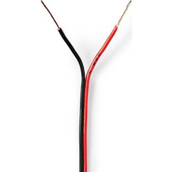 Καλώδιο Ηχείου Nedis 2x0.35mm 100m Black/Red CAGW0350BK1000