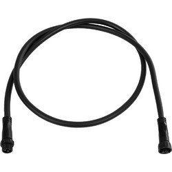 GLOBOSTAR(R) CONNECTOR 60958 5 Pin Καλώδιο/Επέκταση Ι 1 Μέτρου με Είσοδο 1 x Αρσενικό Βύσμα & Έξοδο 1 x Θηλυκό Βύσμα Αδιάβροχο IP68 - Μαύρο - Μ100 x Π1.6 x Υ1.6cm