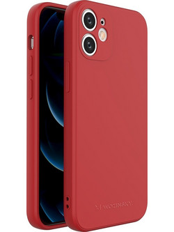 Wozinsky iPhone 12 mini Color Flexible Θήκη Σιλικόνης - Red
