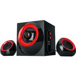 Marvo SG-224 Ηχεία Υπολογιστή 2.1 15W Black Red