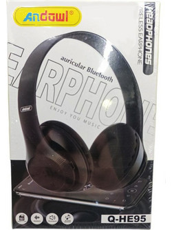 Andowl Q-HE95 Ασύρματα Bluetooth Ακουστικά On Ear Μαύρα