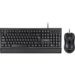 T-Wolf TF330 Black Σετ Πληκτρολόγιο & Ποντίκι