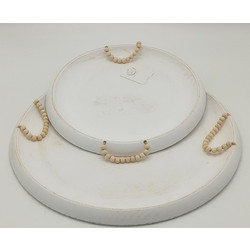 Σετ Δίσκοι Λευκό χρώμα 31χ31/42χ42 Natural home 7090