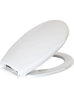 Stewe Home Καπάκι Λεκάνης Οβάλ Πλαστικό Λευκό STE-015275-P15275