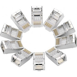 Βύσμα UGREEN NW111, RJ45, Cat6, συσκευασία 10 τεμαχίων