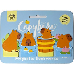 Puckator Μαγνητικοί Σελιδοδείκτες Capybara 4τμχ