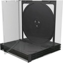 MediaRange CD Jewelcase for 2 discs 10.4mm Black tray (MRBOX23)
