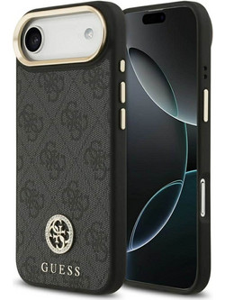 Guess 4G Strass Logo MagSafe Back Cover Black (iPhone 17 Air)