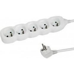 Esperanza Power Extension 1.5 m 5 Ac outlet(s) Indoor White - (ELK207W)