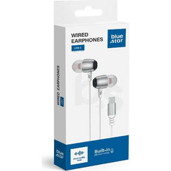 Blue Star M09C Handsfree In-Ear USB-C White
