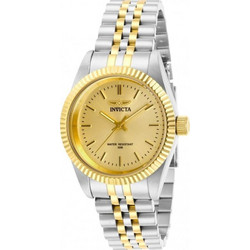 Invicta Specialty Γυναικείο Ρολόι με Ασημί Χρυσό Μεταλλικό Μπρασελέ 29405