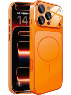 Bodycell AG Glass MagSafe Cover Orange Θήκη iPhone 16 Pro
