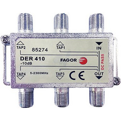 Fagor Tap-off 10dB 4 εξόδων DER 410