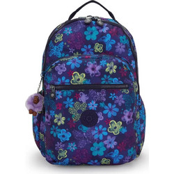 Kipling Σακίδιο πλάτης παιδικό Seoul Dark Flower