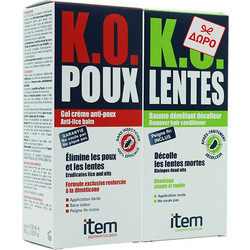 ITEM PROMO K.O. POUX GEL-CREME ΑΝΤΙΦΘΕΙΡΙΚΗ ΘΕΡΑΠΕΙΑ 100ml + ΔΩΡΟ K.O. LENTES ΦΥΤΙΚΟ ΑΠΩΘΗΤΙΚΟ GEL 100ml