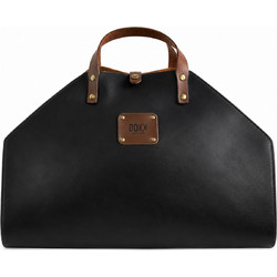 Δερμάτινη Τσάντα Μεταφοράς Ξύλων Doxx Amsterdam Rustic Leather Wood Bag - Black