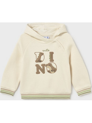 Mayoral Bebe Φούτερ Mε Κουκούλα Dino, Μπέζ