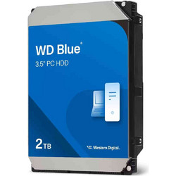 Western Digital Blue 2TB HDD Σκληρός Δίσκος 3.5" Sata 3 5400rpm με 256MB Cache WD20EARZ