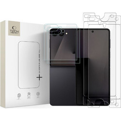 Σετ Προστασίας Οθόνης Samsung Galaxy Z Flip 7 / 8 Tech-Protect Easy Set Foil & Glass Fit+ 4in1 Clear