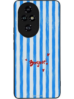 Sonique Stripe Stories Series Θήκη (Honor 200 Pro 5G) Bonjour Blue