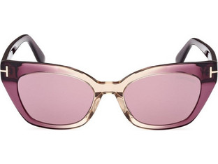 Tom Ford FT1031 83Y Γυναικεία Γυαλιά Ηλίου Πεταλούδα Κοκάλινα Ροζ με Ροζ Φακό