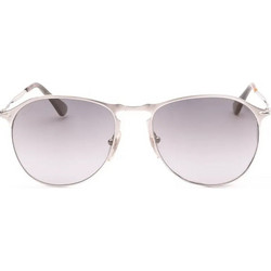 Persol PO7649S 1068/M3 Ανδρικά Γυαλιά Ηλίου Aviator Μεταλλικά Γκρι με Ροζ Polarized Φακό