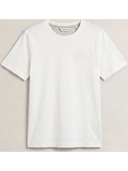 GANT ΜΠΛΟΥΖΑ ΚΜ REG TONAL GRAPHIC SS T-SHIRT 3GW4201358-110 White